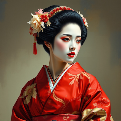 Geisha Painting
